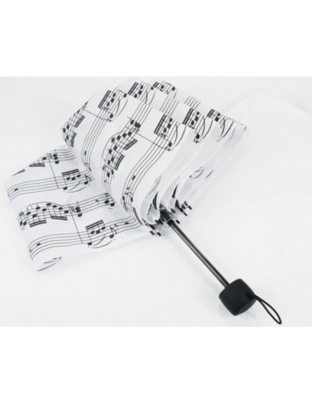Mini Paraguas Notas Agifty U-2001 Blanco