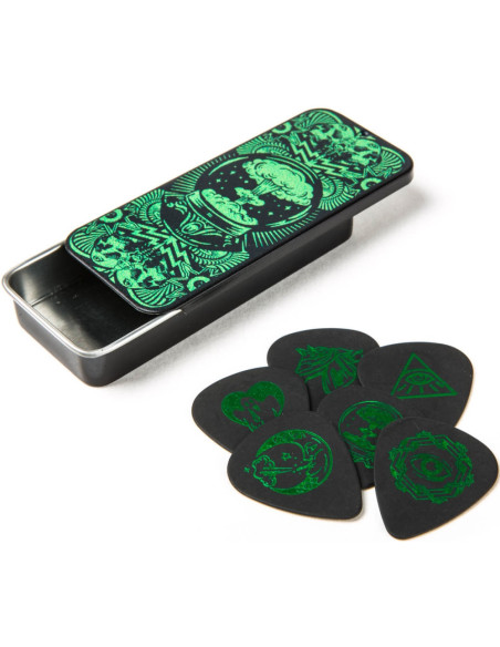 Lata 6 Púas Dunlop ILDCT-01 I Love Dust Green