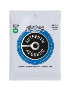 Juego Cuerdas Guitarra Acústica Martin MA-530 Phosphor 92/8 010-047