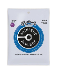 Juego Cuerdas Guitarra Acústica Martin MA-535 Phosphor 92/8 011-052