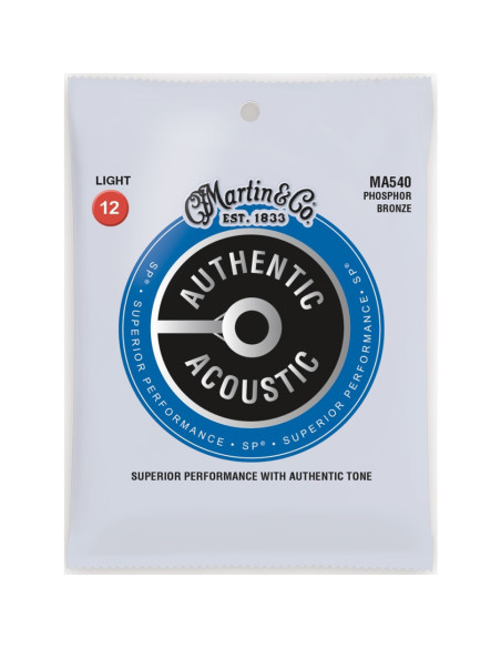 Juego Cuerdas Guitarra Acústica Martin MA-540 Phosphor 92/8 012-054
