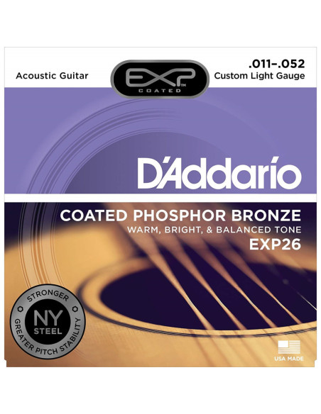 Juego Cuerdas Guitarra Acústica D'Addario XTAPB1152