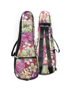 Funda Ukelele Soprano Woodi WUC-21-PF Floral Verde
