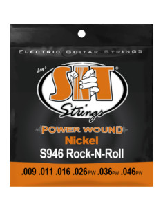 Juego Cuerdas Guitarra Eléctrica SIT Powerwound S946 009-046