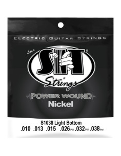 Juego Cuerdas Guitarra Eléctrica SIT Powerwound S1038 010-038