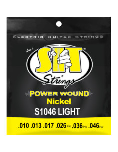 Juego Cuerdas Guitarra Eléctrica SIT Powerwound S1046 010-046
