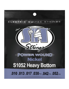 Juego Cuerdas Guitarra Eléctrica SIT Powerwound S1052 010-052