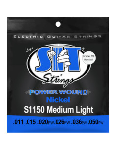 Juego Cuerdas Guitarra Eléctrica SIT Powerwound S1150 011-050