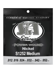 Juego Cuerdas Guitarra Eléctrica SIT Powerwound S1252 012-052