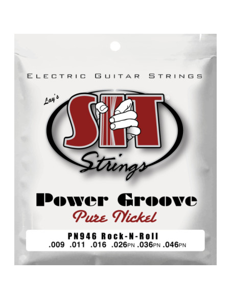 Juego Cuerdas Guitarra Eléctrica SIT Power Groove PN946 009-046