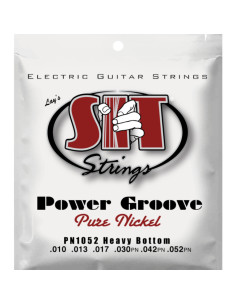 Juego Cuerdas Guitarra Eléctrica SIT Power Groove PN1052 010-052