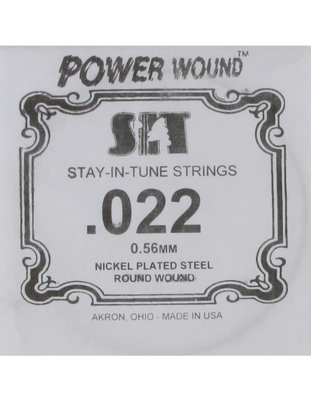 Cuerda Guitarra Eléctrica SIT .022PW