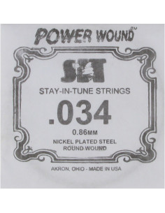 Cuerda Guitarra Eléctrica SIT .034PW