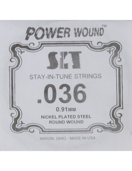 Cuerda Guitarra Eléctrica SIT .036PW