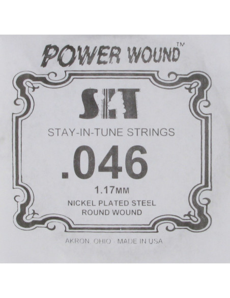 Cuerda Guitarra Eléctrica SIT .046PW