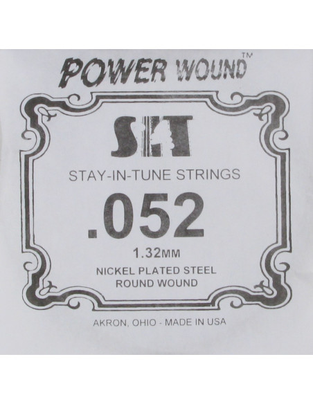 Cuerda Guitarra Eléctrica SIT .052PW