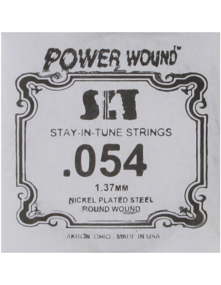 Cuerda Guitarra Eléctrica SIT .054PW