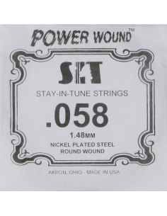 Cuerda Guitarra Eléctrica SIT .058PW