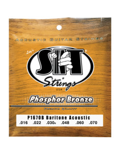 Juego Cuerdas Guitarra Acústica SIT Phosphor Bronze P1670B 016-070