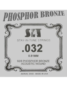 Cuerda Guitarra Acústica Phosphor Bronze SIT .032B