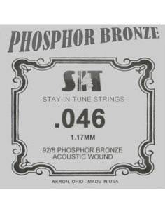 Cuerda Guitarra Acústica Phosphor Bronze SIT .046B