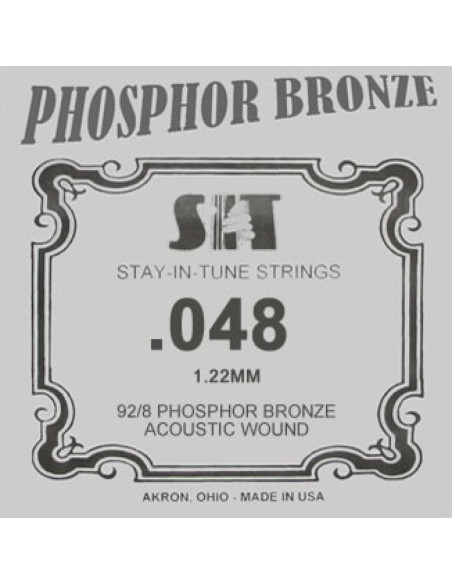 Cuerda Guitarra Acústica Phosphor Bronze SIT .048B