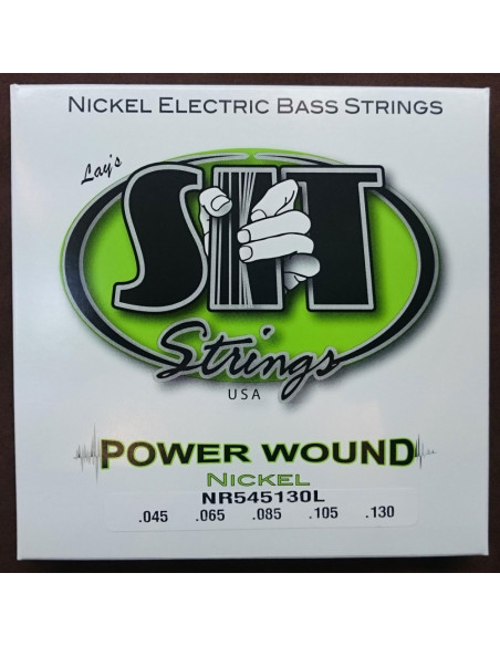 Juego 5 Cuerdas Bajo SIT Powerwound NR545130L 045-130