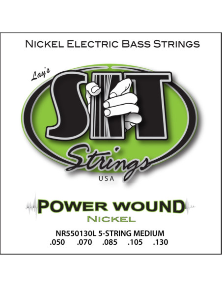 Juego 5 Cuerdas Bajo SIT Powerwound NR550130L 050-130