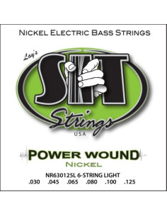 Juego 6 Cuerdas Bajo SIT Powerwound NR630125L 030-125