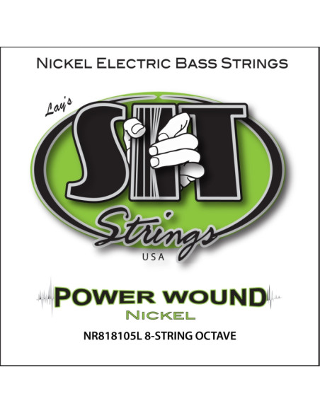 Juego 8 Cuerdas Bajo SIT Powerwound NR818105L 018-105
