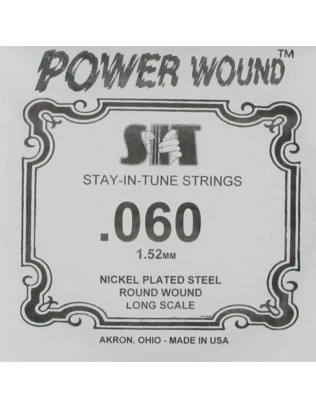Cuerda Bajo Eléctrico SIT .60NR