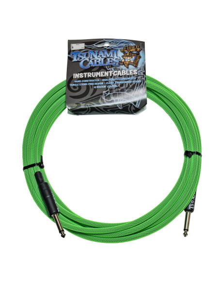Tsunami Cable G20-SSNG Recto/Recto 6m Neon Green