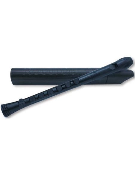 Flauta Nuvo Recorder+ Digitación Alemana N-320RDBBKG Negra/Negra