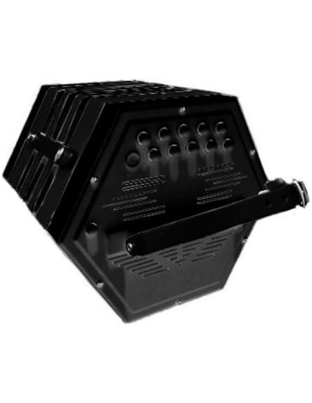 Concertina Stagi PL4-2 Plástico Negra