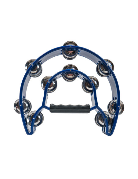 Pandereta Media Luna Doble Bocheli TAM-20BL Azul