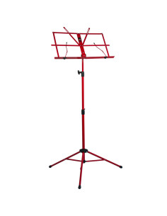 Atril TCM MS-531RD Rojo Con Funda