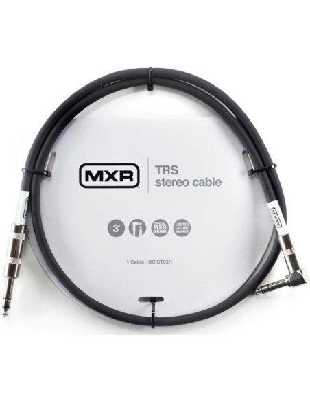 Cable Dunlop Jack-Jack TRS Stereo (90 cms) DCIST-03R Acodado