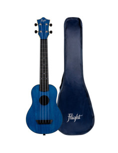 Ukelele Soprano Flight TUSL-35DB Travel Concert Scale Azul Fuerte