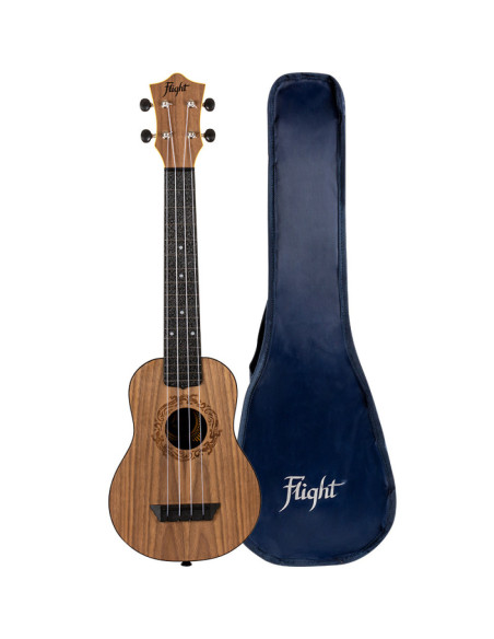 Ukelele Soprano Flight TUSL-50 Travel Concert Scale Salamander