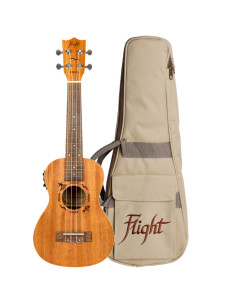 Ukelele Concert Flight DUC-523CEQ Designer Electroacustico Caoba