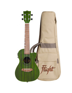 Ukelele Concert Flight DUC-380CEQ Gemstone Electroacustico Jade