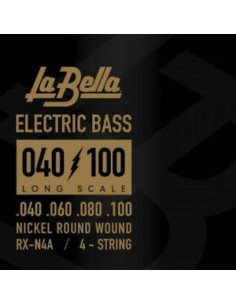 Juego La Bella Bajo RX Series Nickel RX-N4A (040-100)