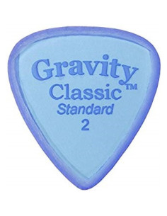Púa Gravity Classic Standard 2.0mm Pulida Azul GCLS2P