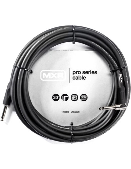 Cable Dunlop Jack-Jack Professional (6 metros) DCIX-20R Acodado