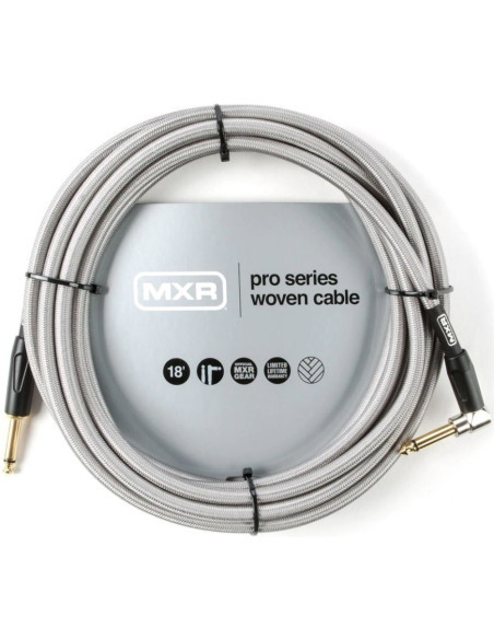 Cable Dunlop Jack-Jack Woven (5,5 metros) DCIW-18R Acodado