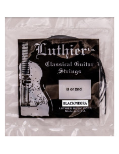Cuerda 2 Luthier Negra Clásica LU-B2-30