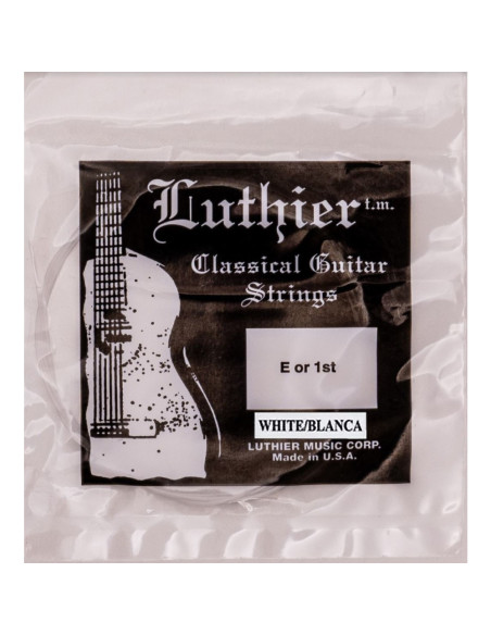 Cuerda 1 Luthier Blanca Clásica LU-W1-30