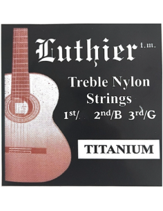 Juego Cuerdas Primas Titanium Luthier LU-123TI