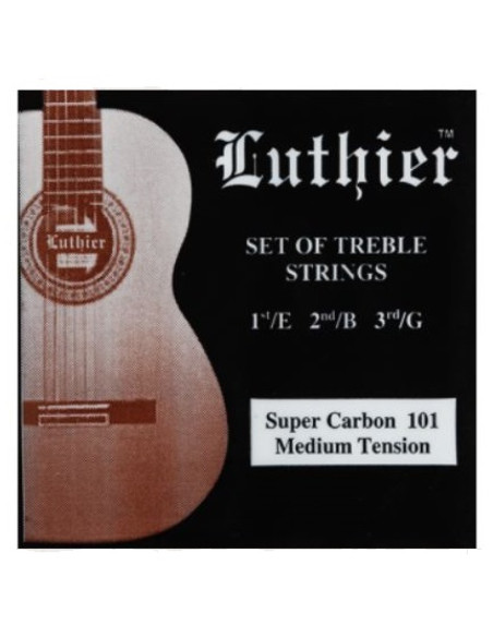 Juego Cuerdas Primas Carbon Luthier LU-123CM