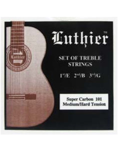 Juego Cuerdas Primas Carbon Luthier LU-123CMH